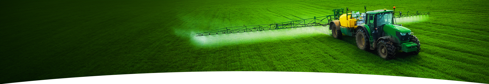 Sprayer in a field